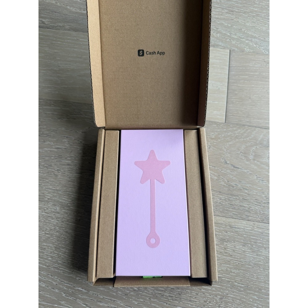 Cash App Wand First Edition PINK WAND Sealed New in Box Rare Collectible 🪄❤️